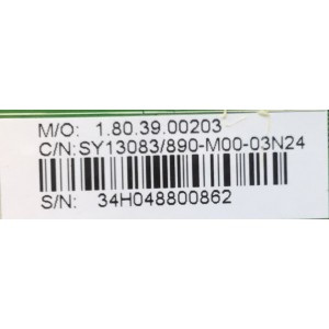 MAIN PARA TV INSIGNIA / NUMERO DE PARTE SY13083 / CV318H-R / 890-M00-03N24 / 34H048800862 / MODELO NS-50L440NA14